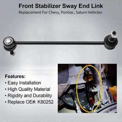Front Stabilizer Sway Bar End Links for Chevy Cobalt Malibu G5 G6 Aura (2005–2012)