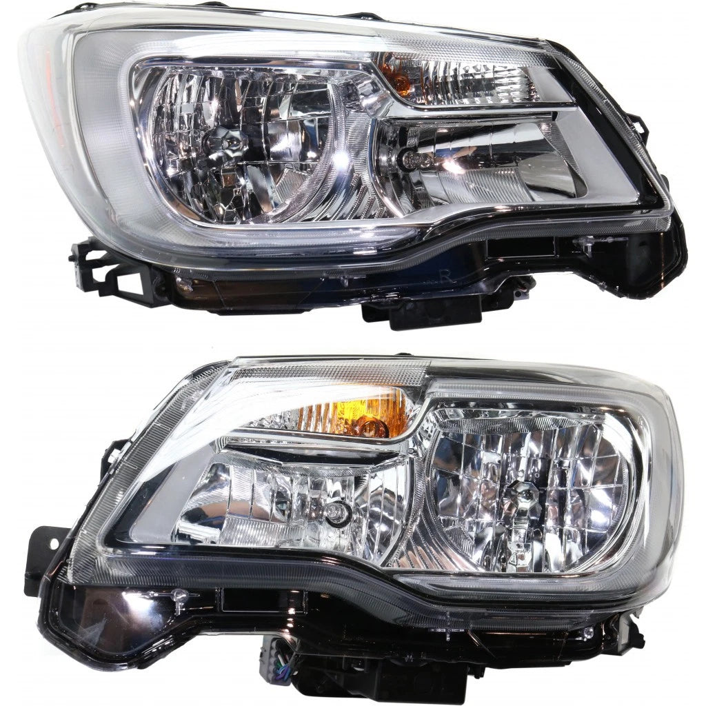 Headlight Pair for Subaru Forester (2017–2018) PLX-M0-20-9874-00-CL360A55, SU2502158, SU2503158