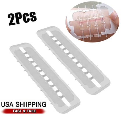 2X Wound Closure Strips for Emergency Protection Zip Stitch Sutures