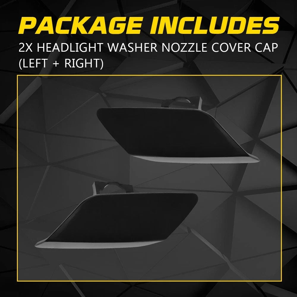 Headlight Washer Jet Cover Cap Set of 2 for BMW 328i 335i 335is (2011–2013)
