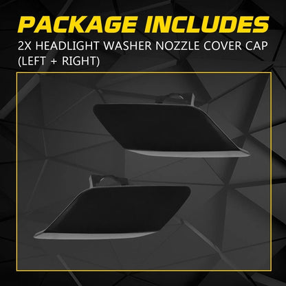 Headlight Washer Jet Cover Cap Set of 2 for BMW 328i 335i 335is (2011–2013)