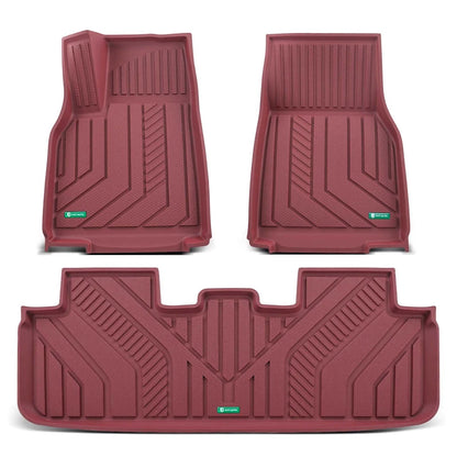 Floor Mats Set of 4 for Tesla Y (2025) - 18108610, Front and Rear