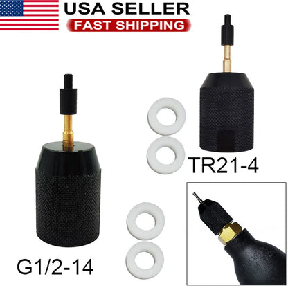 Refill Charger Adapter for Portable Co2 Cartridge Needle G1/2 TR21-4