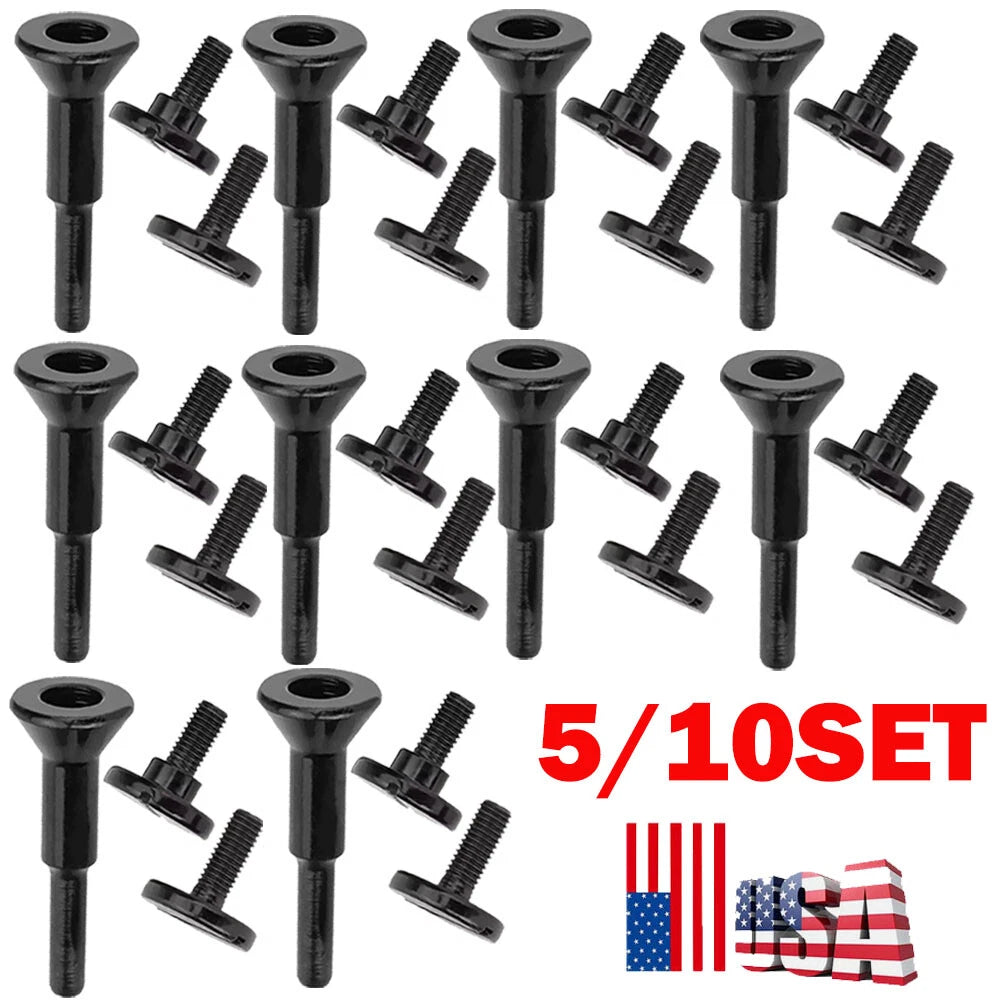 Set of 10 Cut Off Wheel Discs with Mandrel Arbor for Die Grinder 1/4" Shaft