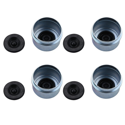 4pcs Trailer Bearing Dust Cap 1.98 Inch Hub Cover for RV Camper Utility Trailer