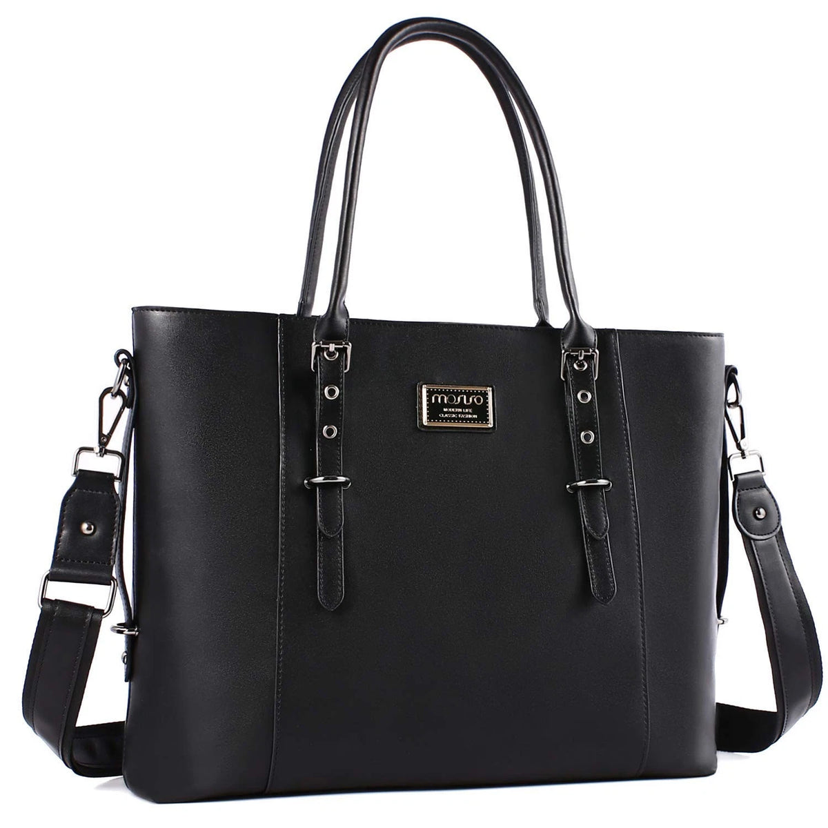 15.6 Inch Waterproof Vintage PU Laptop Bag for Women