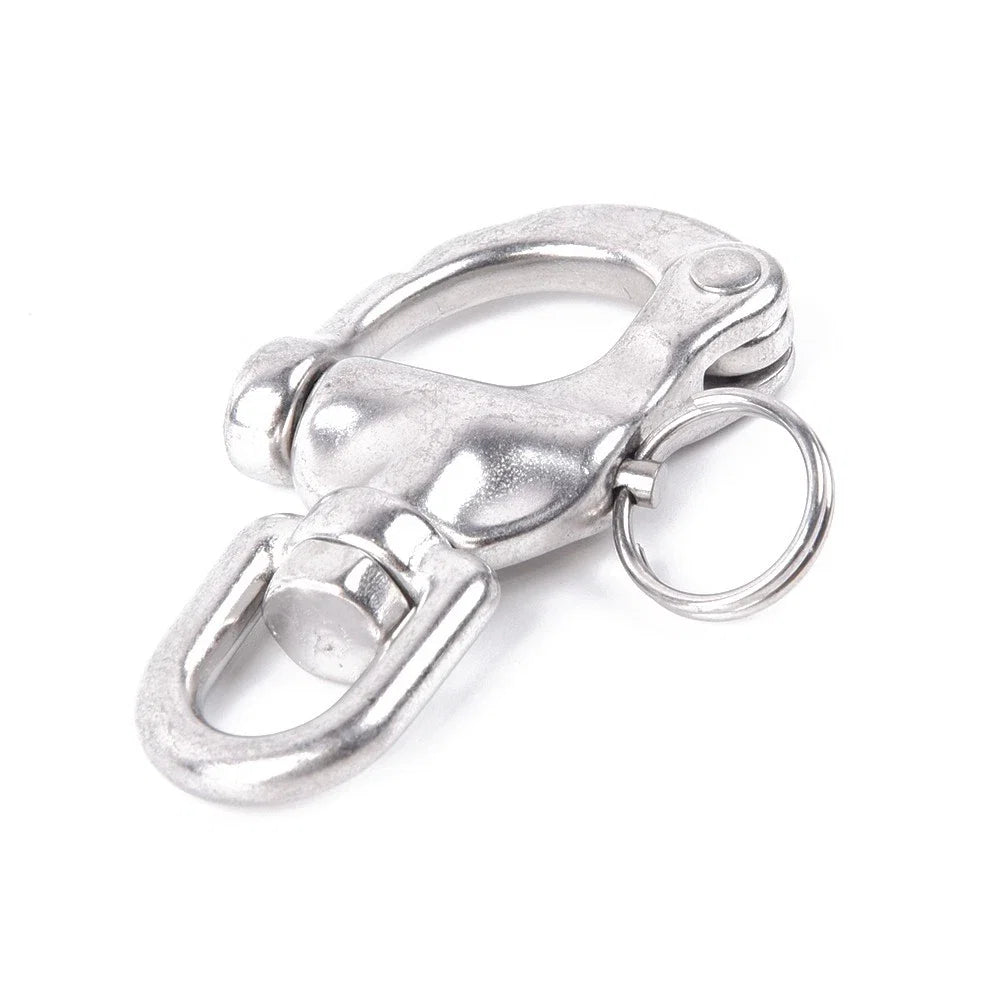 Snap Shackle for Marine Use - 70mm Marine Grade 316 Stainless Steel