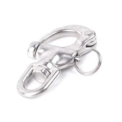 Snap Shackle for Marine Use - 70mm Marine Grade 316 Stainless Steel