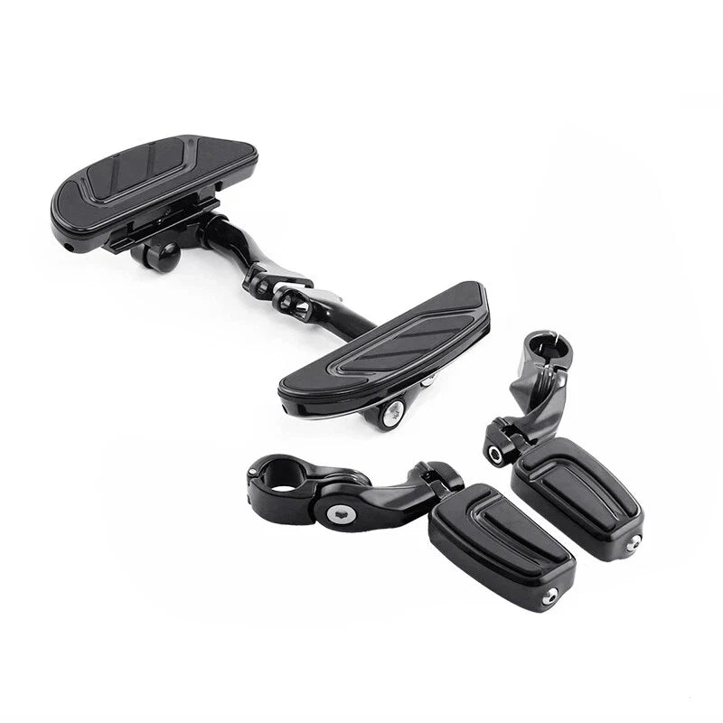 Passenger Floorboards with 1-1/4" Highway Footpegs for Harley Touring (1993–2025)