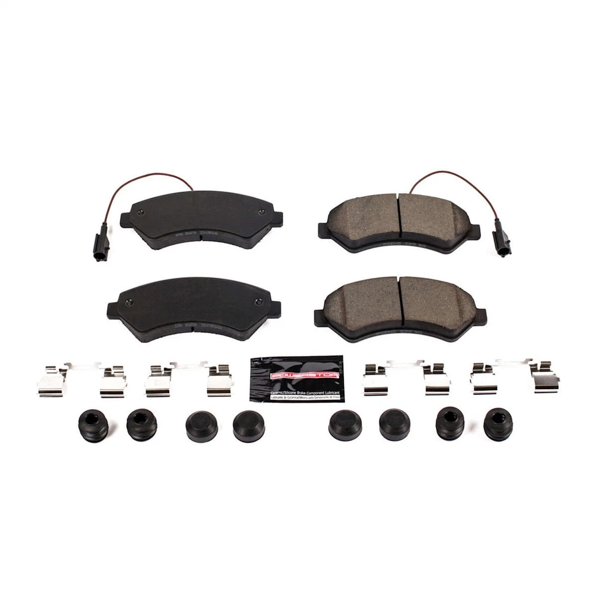 2X Powerstop Brake Pad Set Front for Ram ProMaster 1500 (2014–2022) Z23-1540
