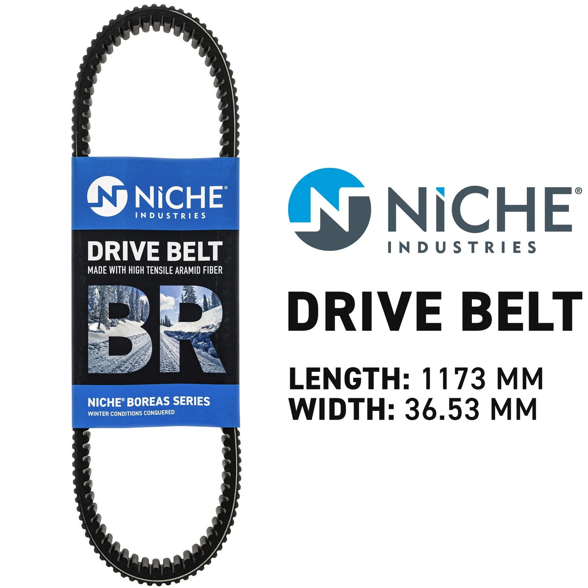 Drive Belt for Polaris WideTrak 600 IQ (2010–2017) 3211132, 519-CDB2344T