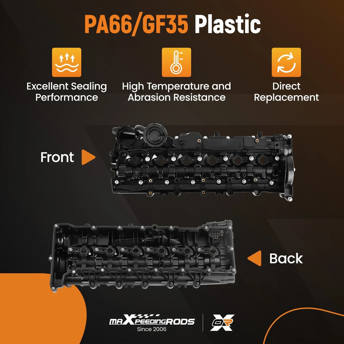 Engine Valve Cover & Gasket for BMW X3 X4 X5 X6 (2010–2017) 11128578811