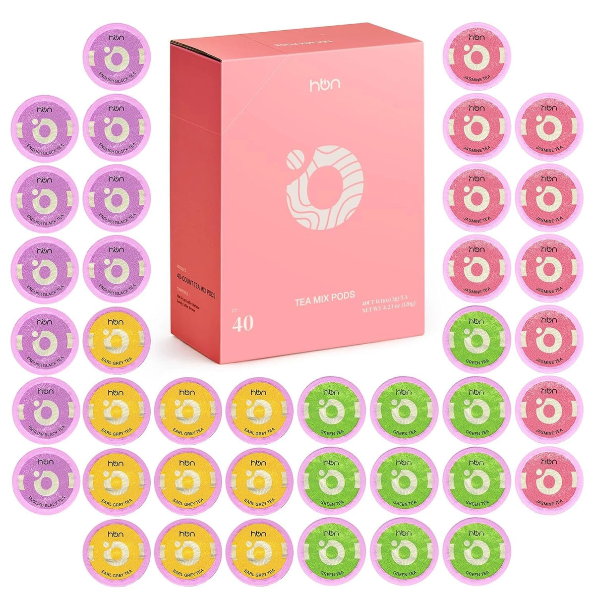 40-Count Tea Sampler Variety Pack for K-Cup Brewers