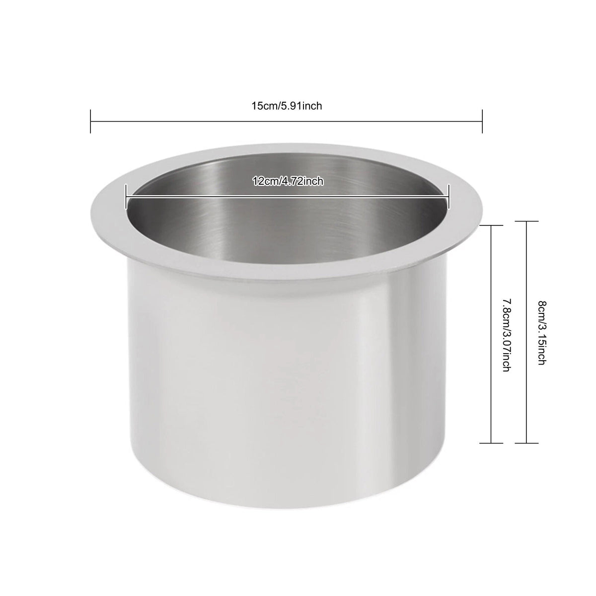 Countertop Trash Grommet for Stainless Steel (No Specific Years)