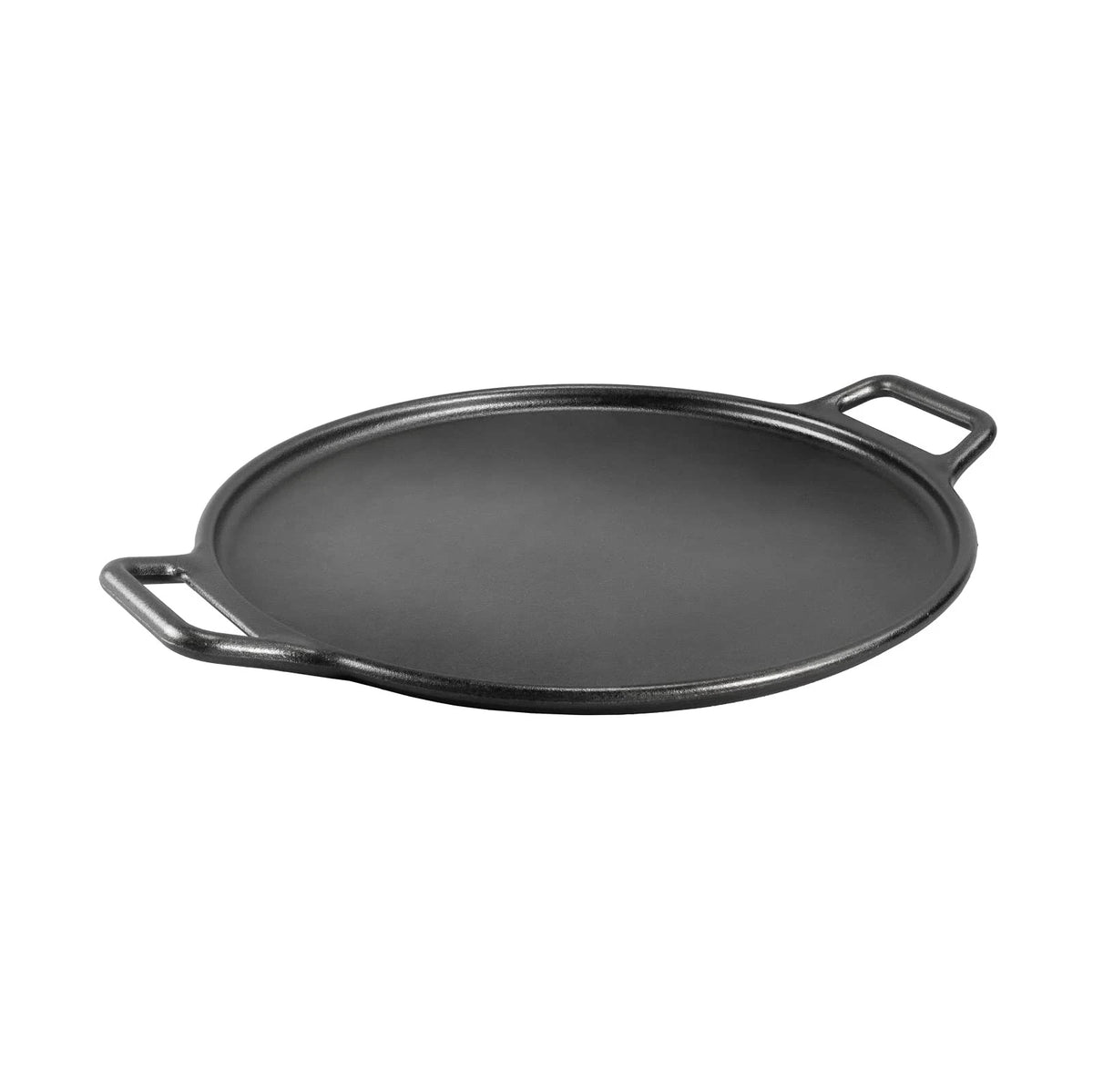 14 Inch Cast Iron Pizza Pan for Grill Oven (Heavy Duty, Even Heat)
