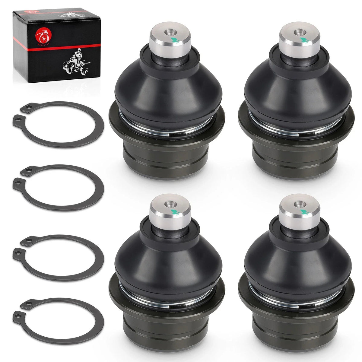 Set of 4 Ball Joints for Suzuki Vinson 500 4x4 (2002–2007) Upper + Lower