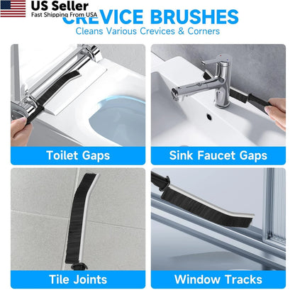 14Pcs V Shape Grout Cleaner Set for Deep Cleaning
