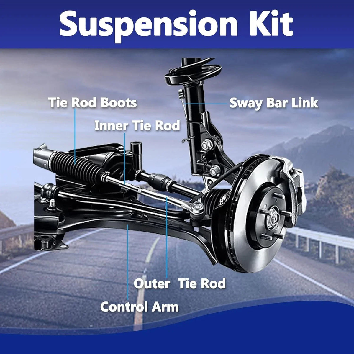 2x Front Lower Control Arms w/ Ball Joints for 2014–2020 Nissan Rogue