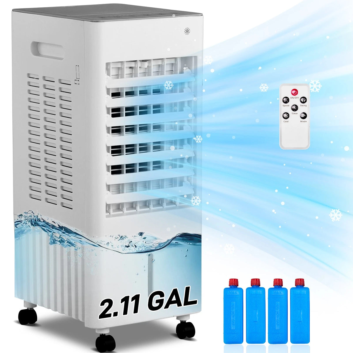 3-in-1 Evaporative Air Cooler for Portable Use (2023)