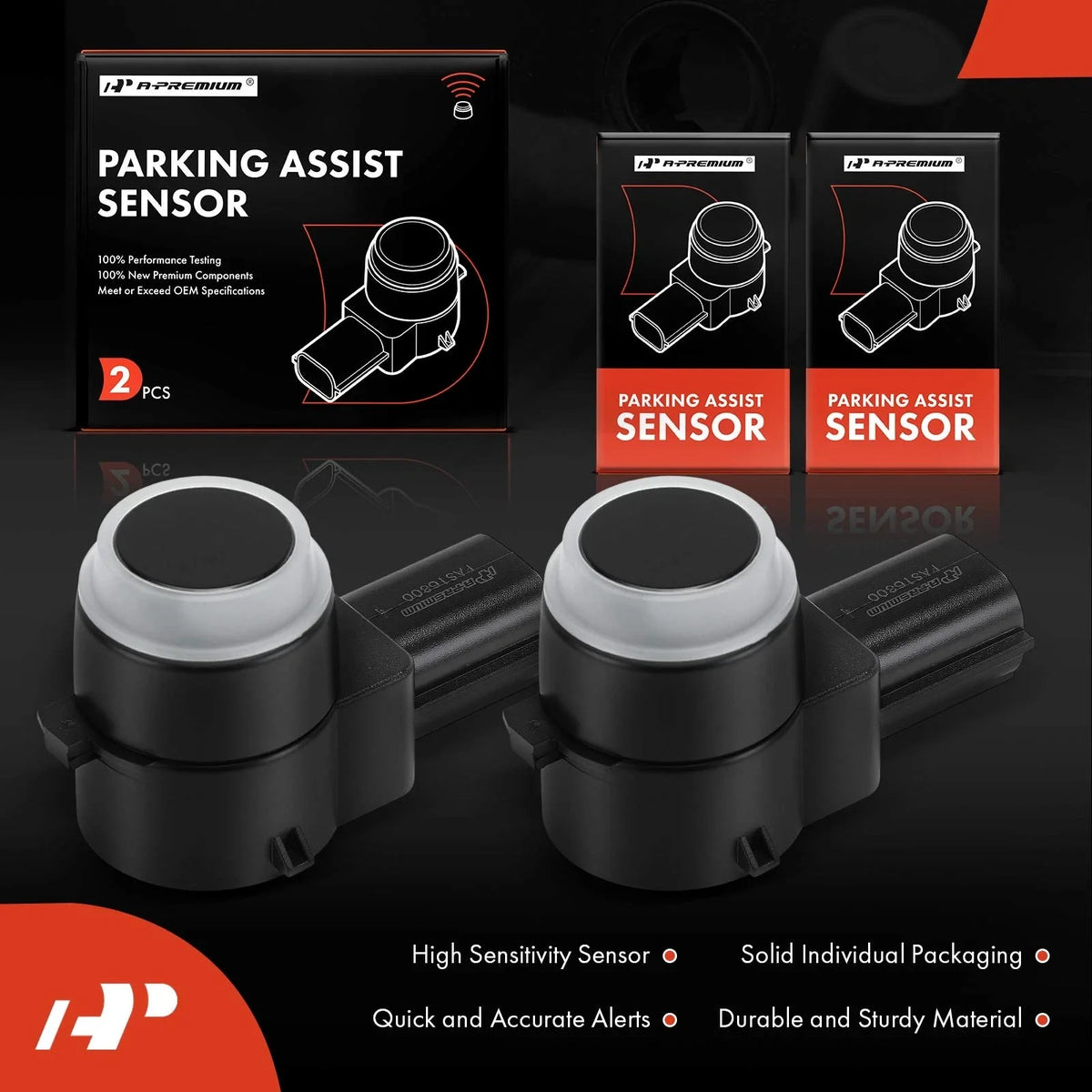 2X Parking Assist Sensors for Chrysler Town & Country (2008–2016)