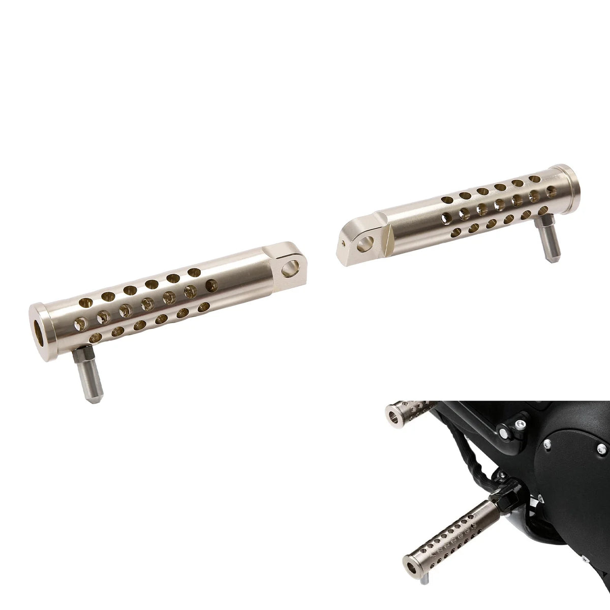 Footpegs for Harley Sportster XL 883 1200 (2007–2022) Titanium