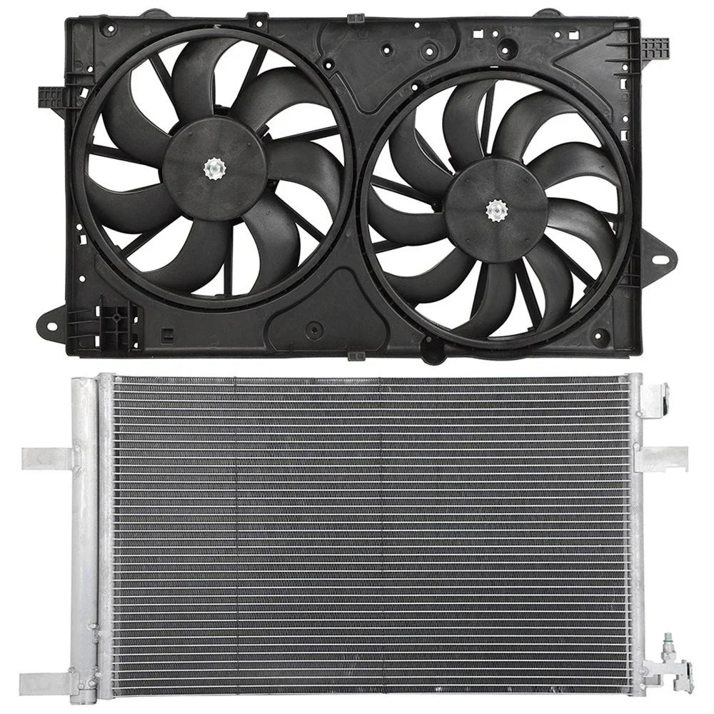 Electric AC Condenser Cooling Fan Kit for Buick Regal LaCrosse (2011–2016)