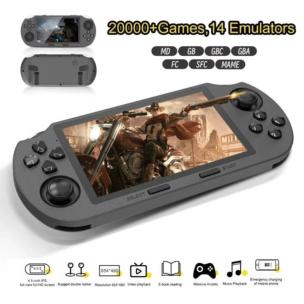 SF3000 Handheld Retro Game Console for MD FC SFC (Built-in 20000 Games)