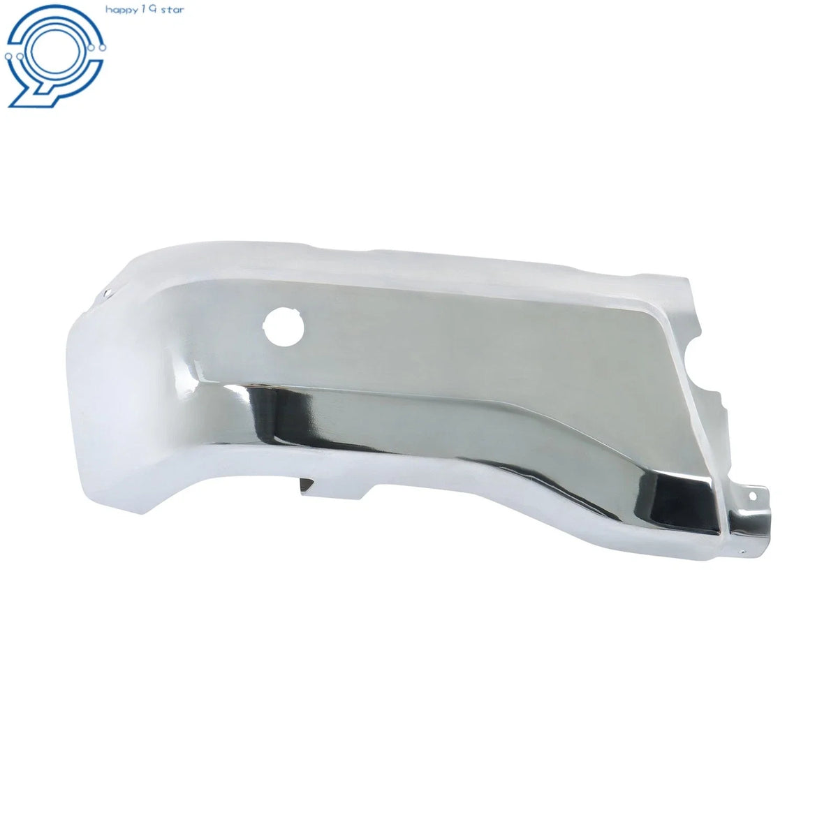Set of 2 Rear Bumper End Caps for Ford Ranger (2019–2023) Chrome