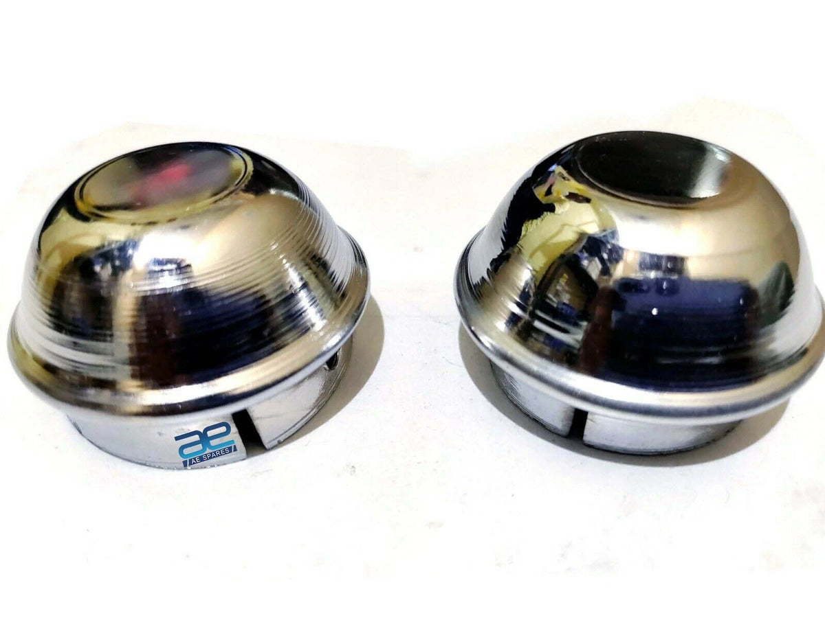 Set of 2 Wheel Hub Caps for Vespa PX (10") - Chrome Finish