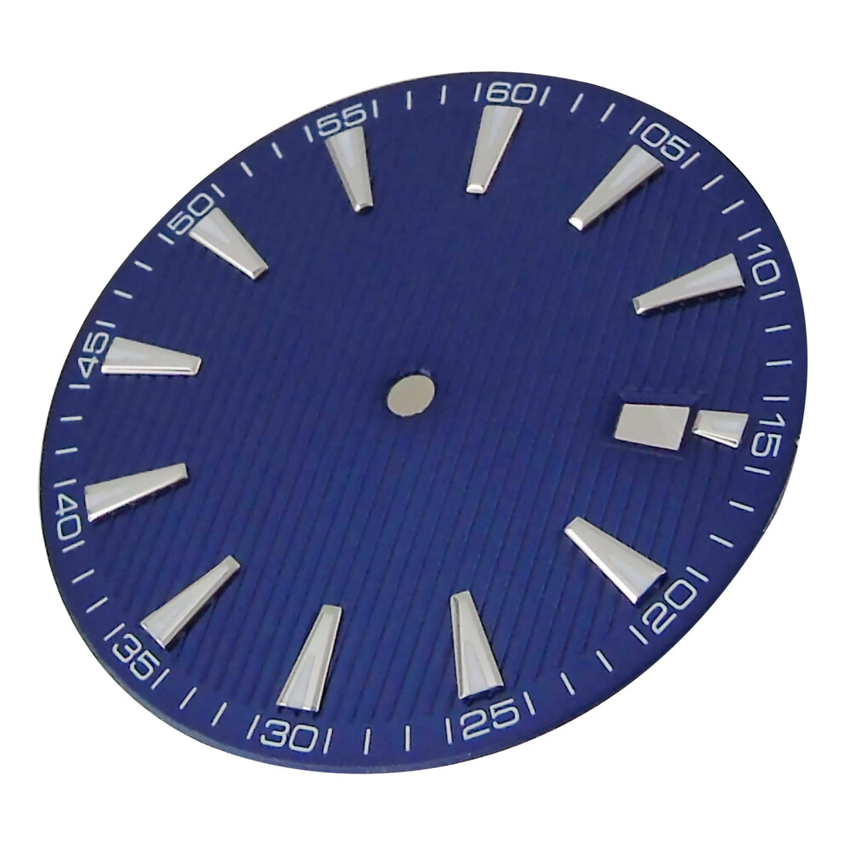 33.5mm Blue Watch Dial Face Plate for NH35/NH35A Movement Replacement