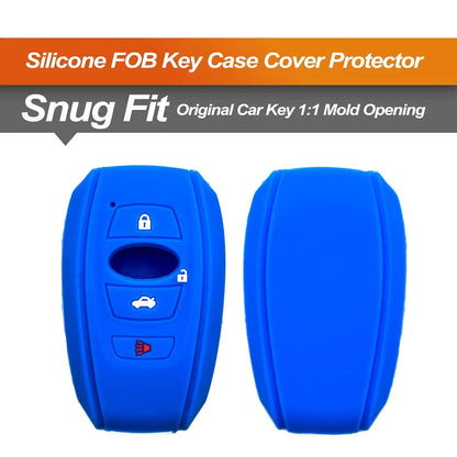 Silicone Key Fob Cover for Subaru WRX, Forester, Outback, Legacy (2015–2023)