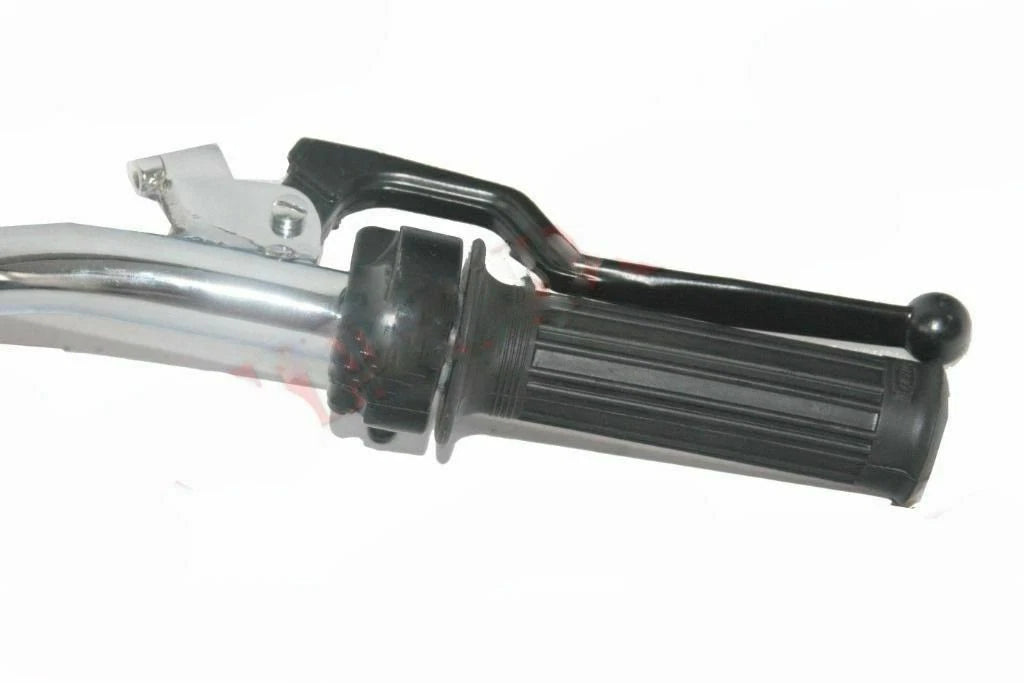Handle Bar Complete Chrome with Grip Lever Switch for Jawa 175 250