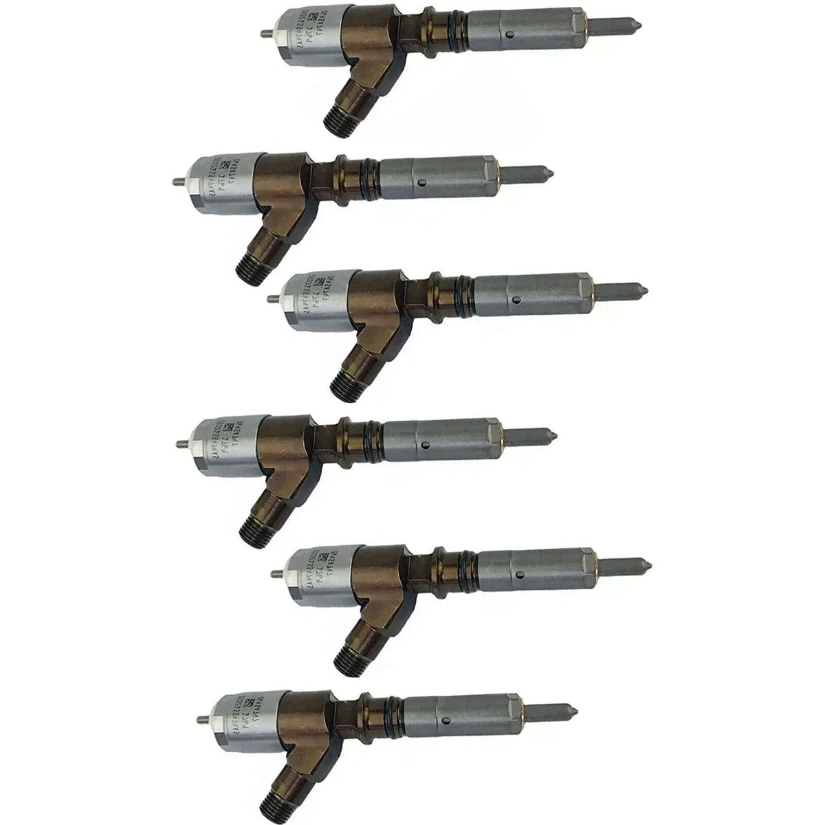 Set of 6 Fuel Injectors 3200677 2645A746 for Caterpillar Perkins C6.6