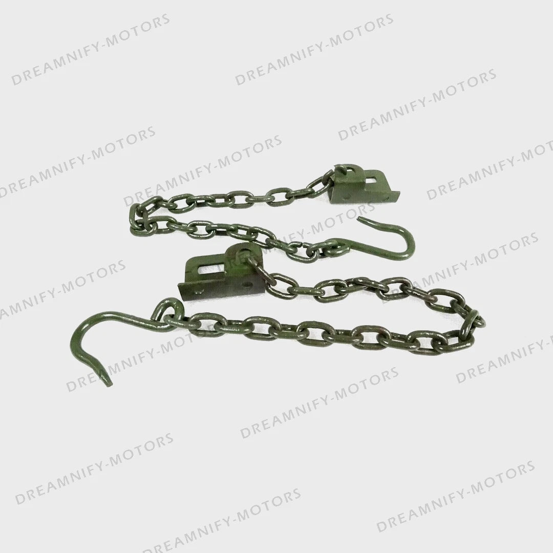 Tail Gate Chain Set for Willys Jeep CJ3B (1953–1968)