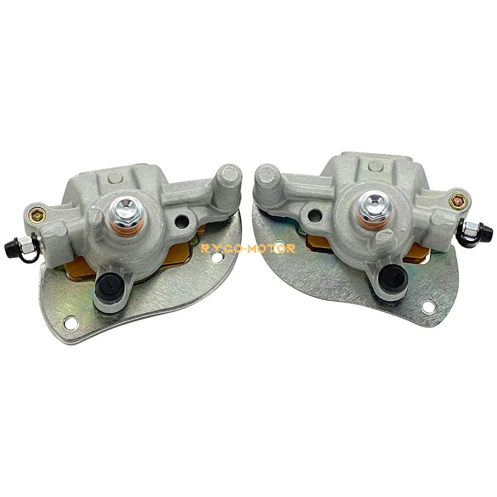 Front Brake Calipers W/Pads for Yamaha Grizzly 550 YFM550 (2009–2014)