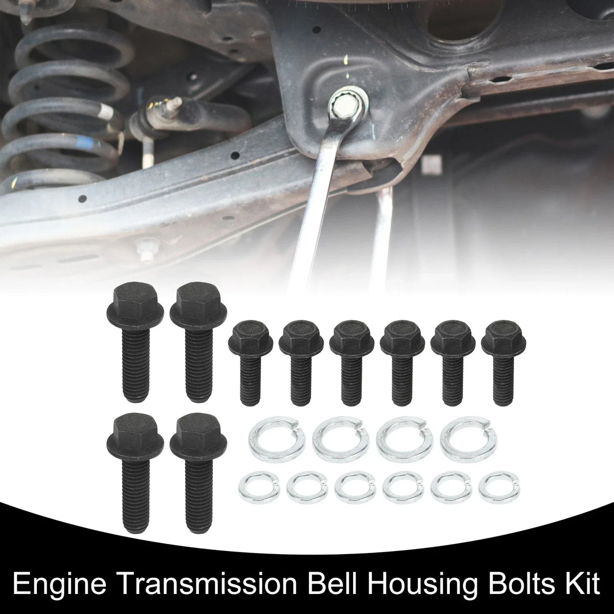 Set of Engine Transmission Bell Housing Bolts Kit for Chevrolet Chevelle (1968–1972)