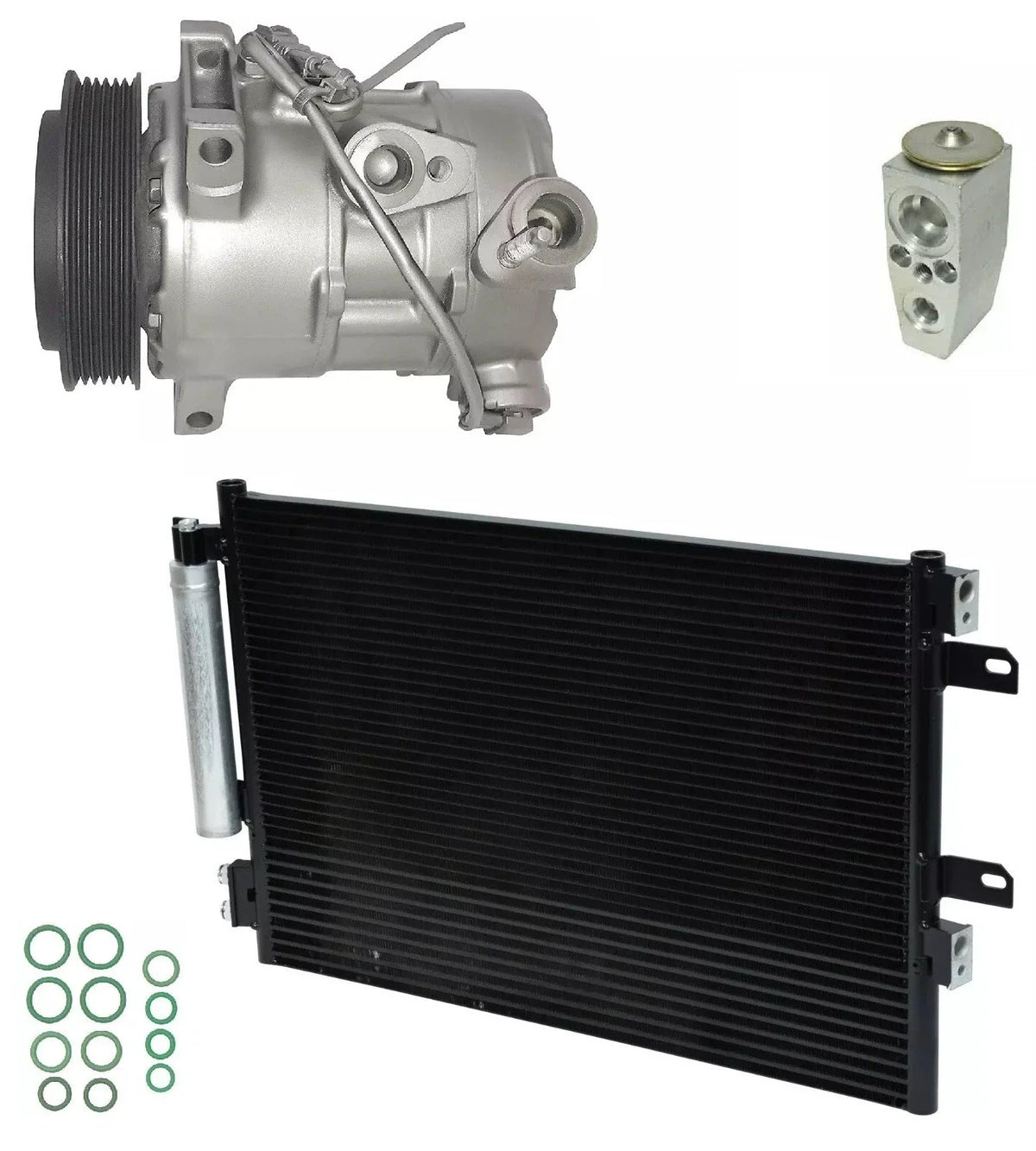 A/C Compressor Kit With Condenser for Jeep Patriot 2.0L (2015–2015)