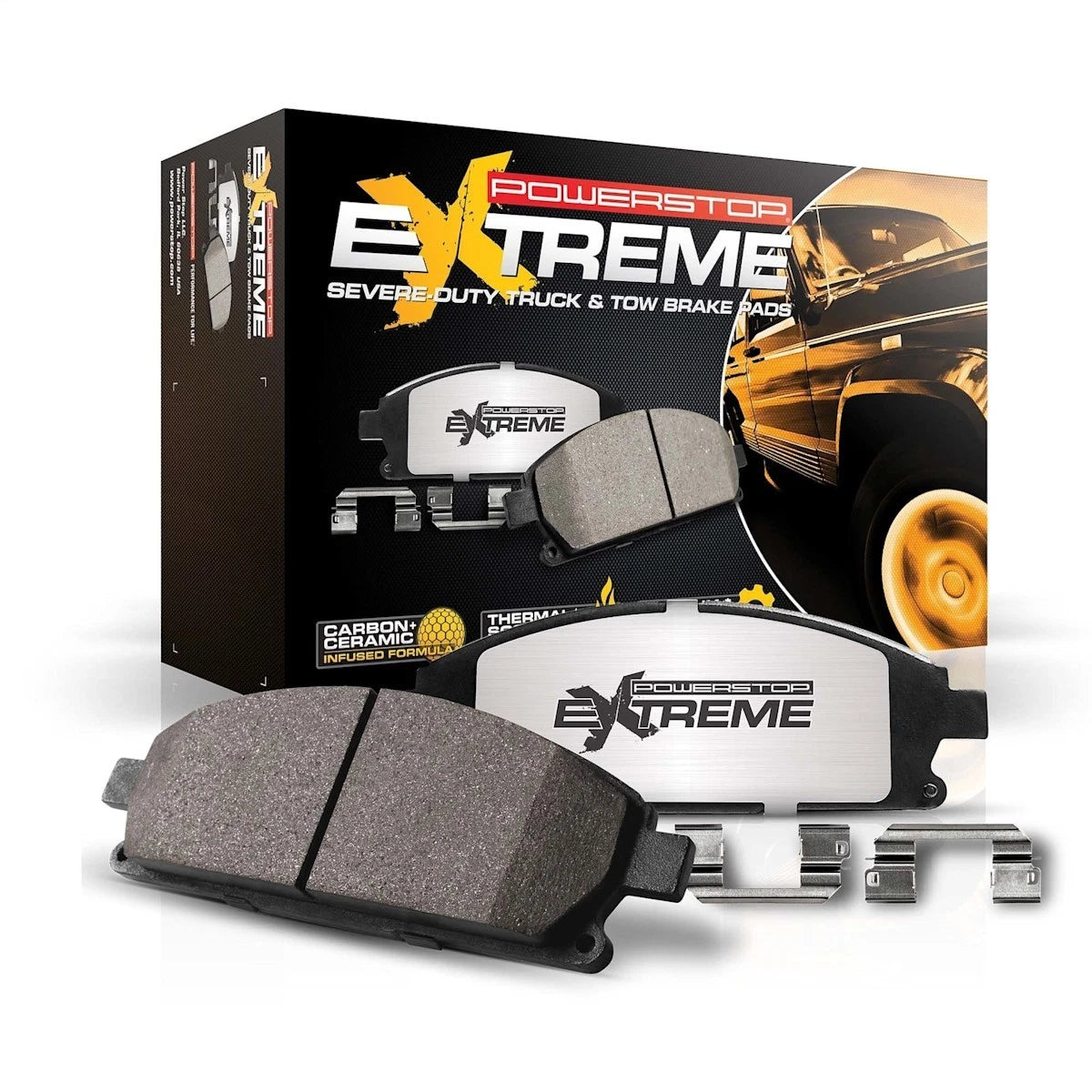 2X Z36-2423 Powerstop Brake Pad Set Front for Ford Transit-250 (2022–2023)