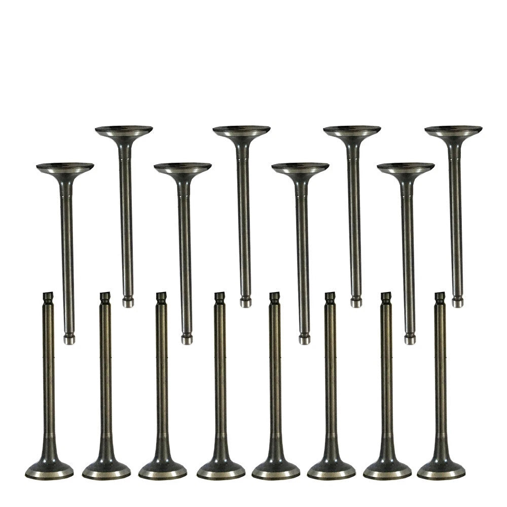 16X Exhaust & Intake Valves for Hyundai Accent Kia Rio (1996–2011) 10813, 13047