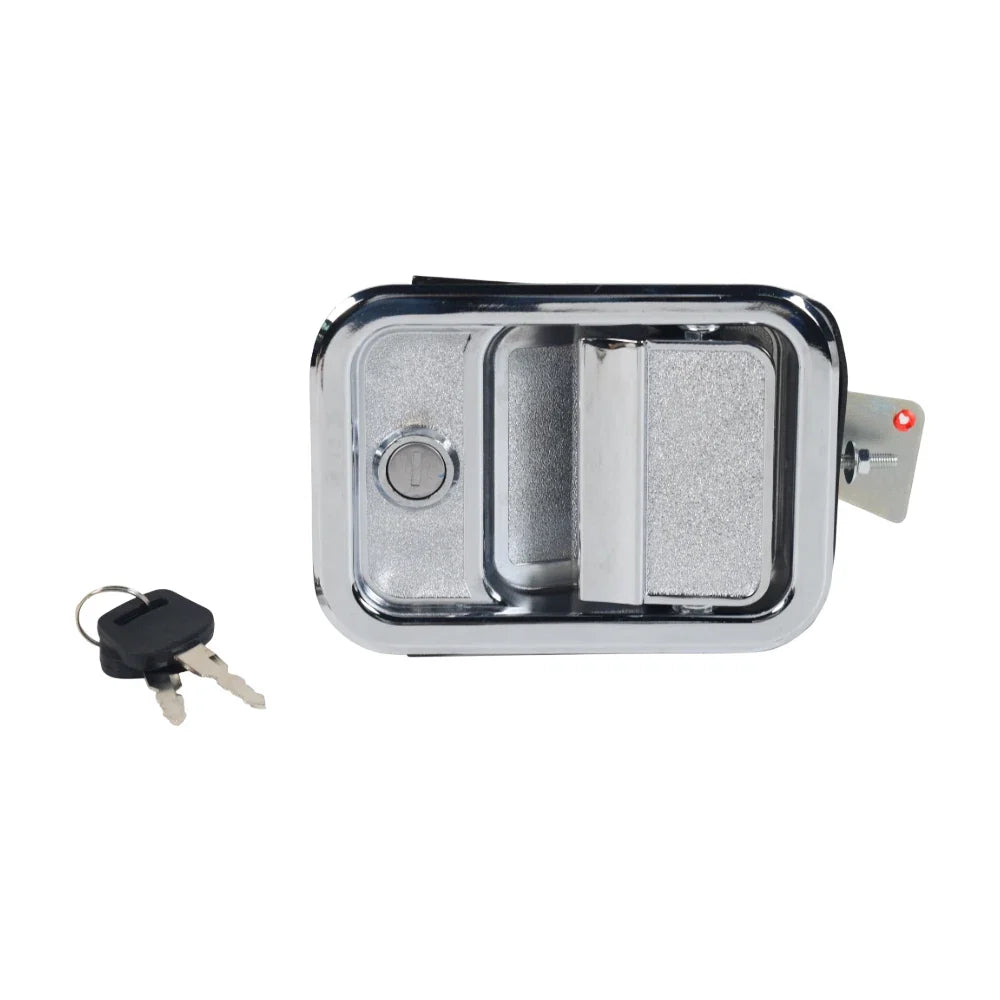 Front Left Exterior Door Handle w/ Lock Cylinder for Freightliner Columbia (2003–2014)