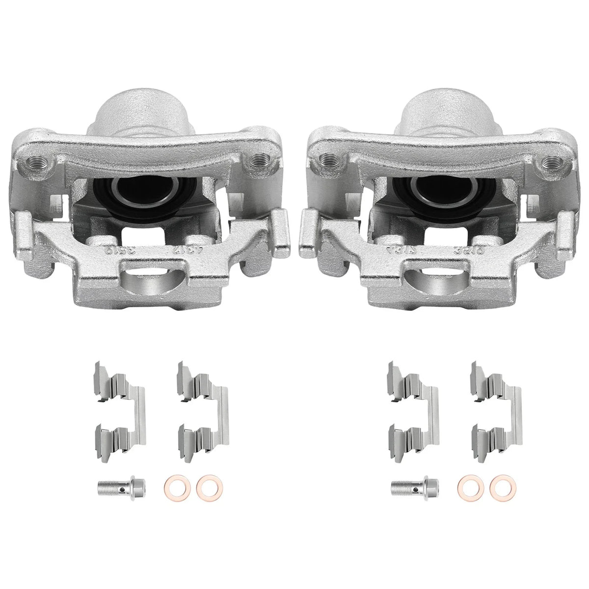 2x Rear Brake Calipers w/ Bracket for Infiniti G37 M37 M56 (2011–2013)
