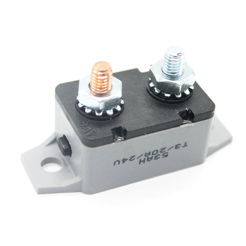 4X 20A AMP 12V Circuit Breaker Stud Type Automatic Reset Fuse
