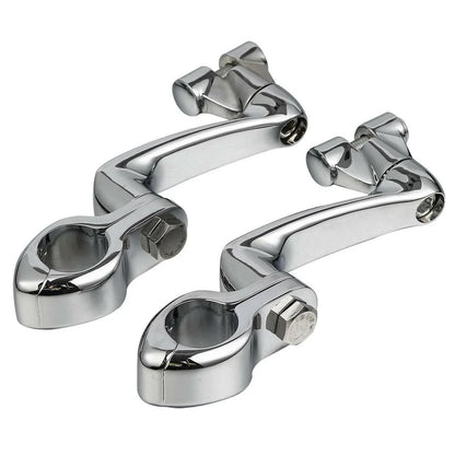 1 1/4" Adjustable Engine Guard Highway Foot Pegs for Harley