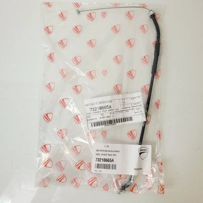 OEM Exhaust Valve Open Cable for Ducati Panigale V4, Streetfighter V4 (2018–2023)