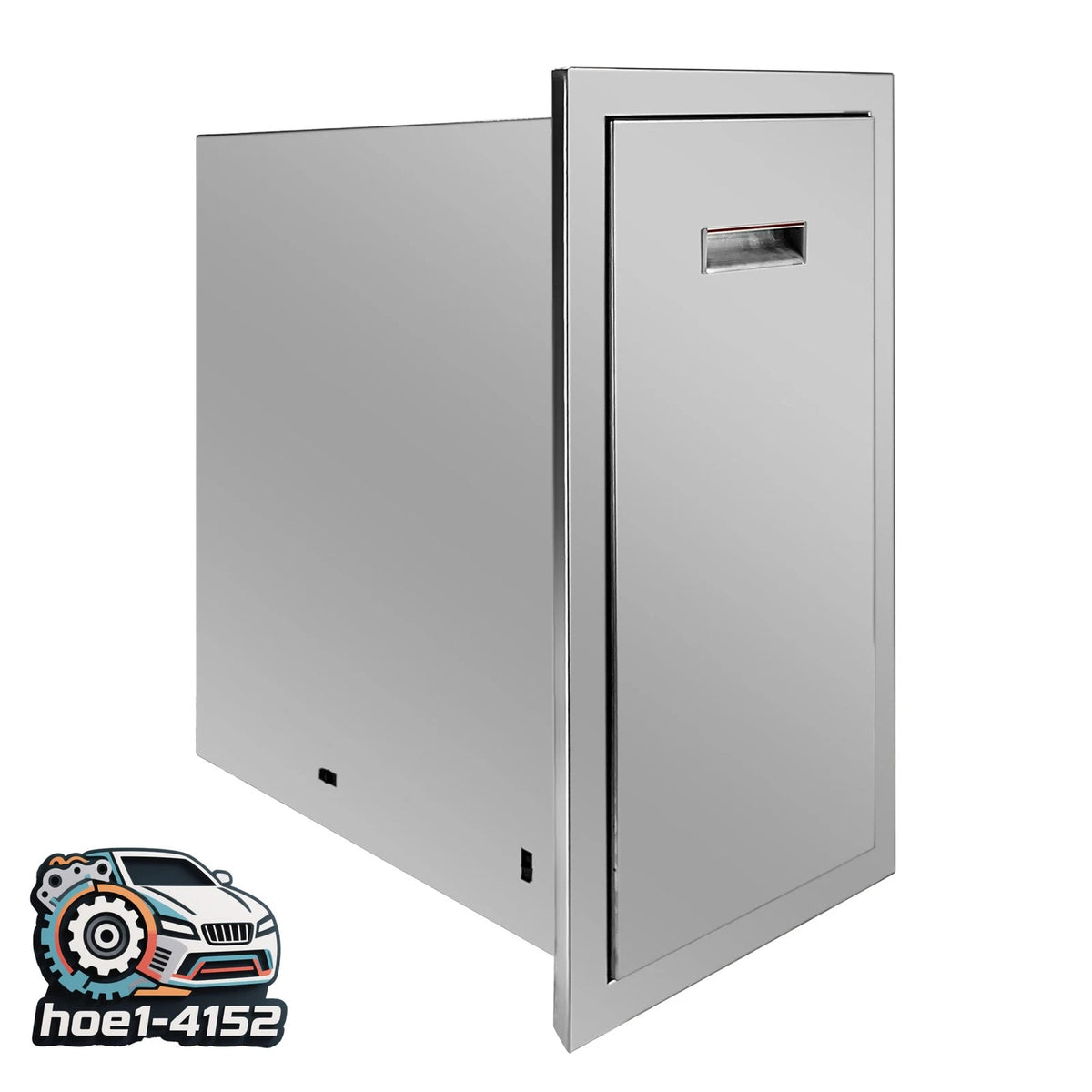Pull Out Trash Drawer for Automotive Applications (13.4"W x 25.7"H x 19.6"D)