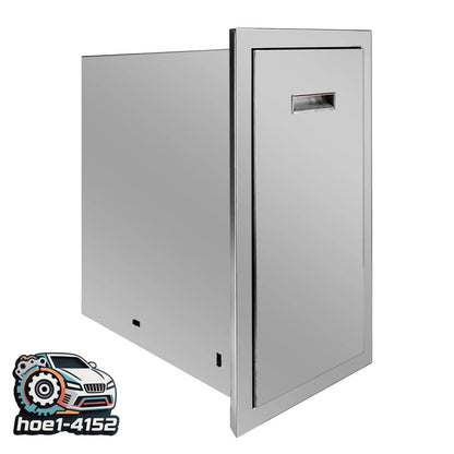 Pull Out Trash Drawer for Automotive Applications (13.4"W x 25.7"H x 19.6"D)