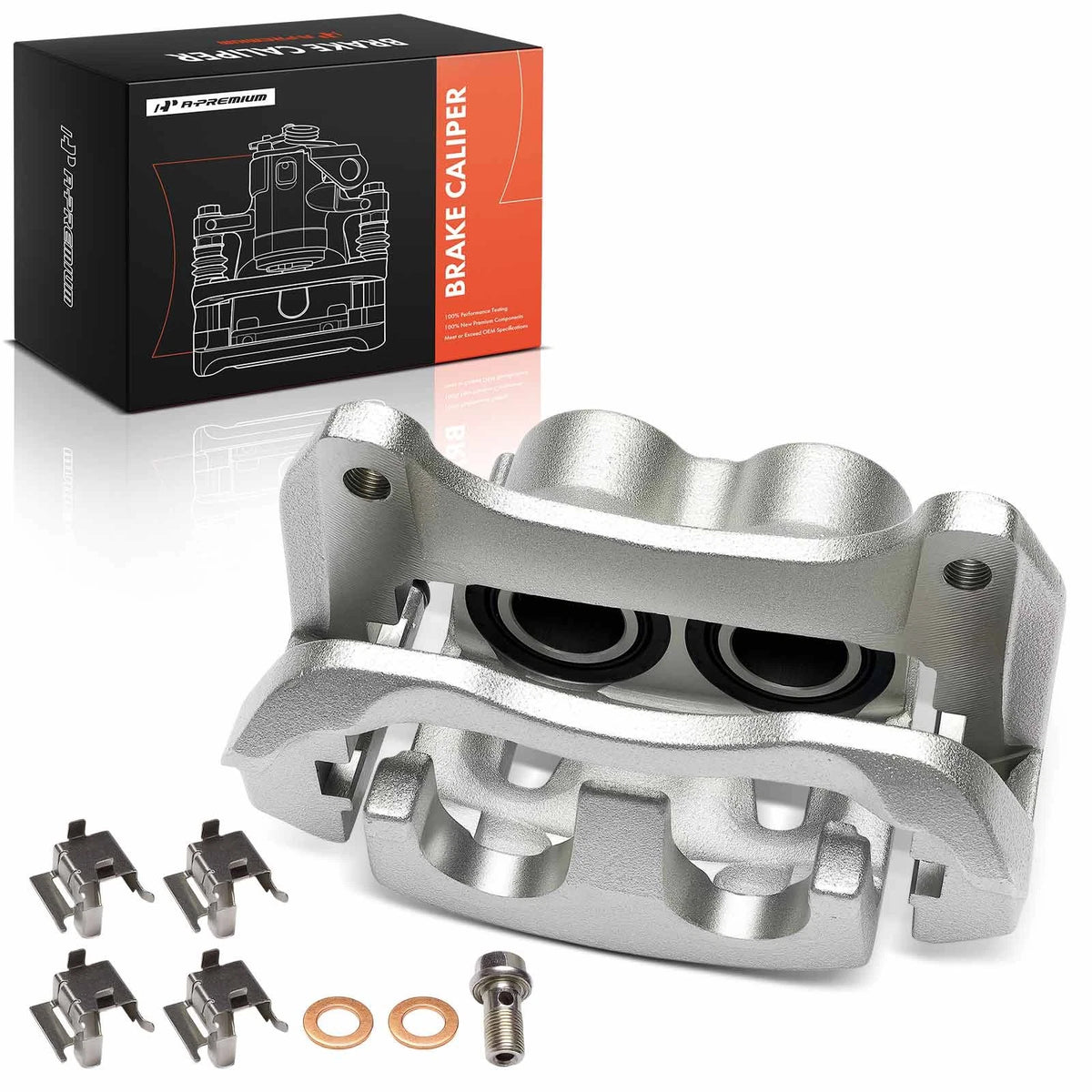 Front Left Brake Caliper with Bracket for Toyota Highlander (2020–2022) 47750-0E070, 477500E070, 141.44328