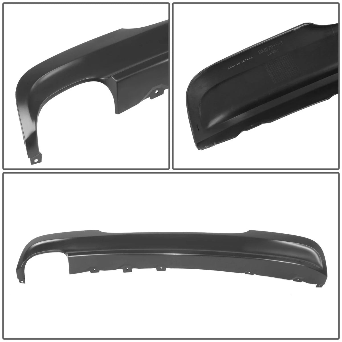 Rear Lower Bumper Valance for BMW 328i Wagon (2009–2012) Matte Black