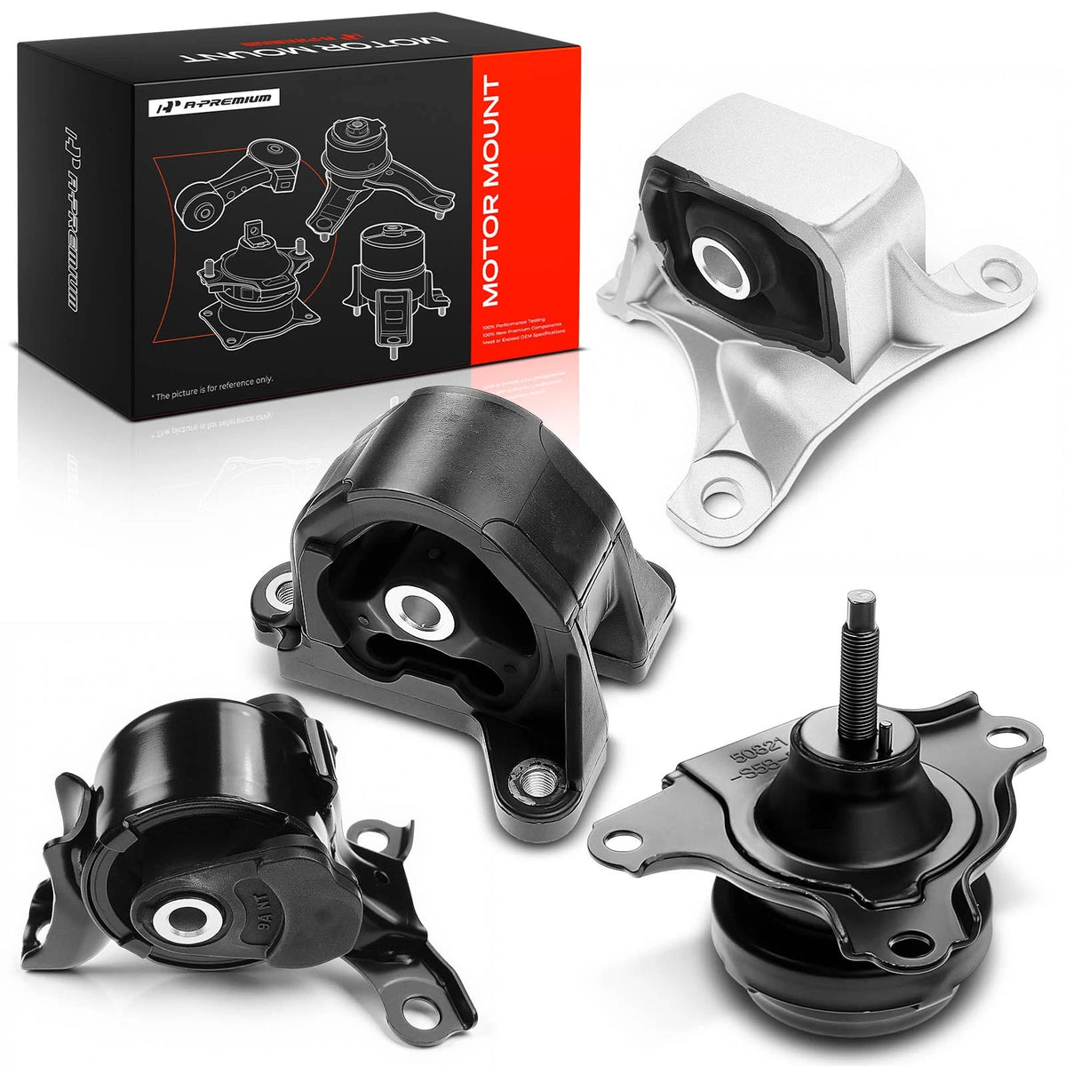 Set of 4 Engine Motor & Transmission Mounts for Acura RSX Honda Civic (2002–2006) - A4549, A4503, A4508, A4528