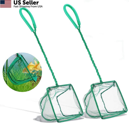 2 Pack Fish Nets for Aquarium (4 Inch)